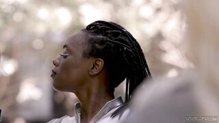 Naughty - Captain Marvel Makes Her Alter Dimension Ebony Self Squirt Hard FULL SCENE