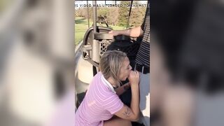 We just met this gal playing golf