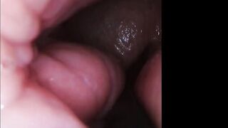 Inside view of Pussy from Cervix, cumming inside vagina