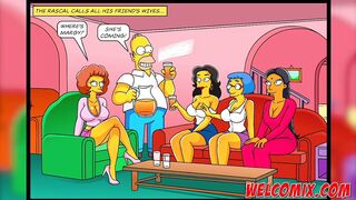 Hommer's Revenge! Banging allies' wives! The Simptoons, Simpsons