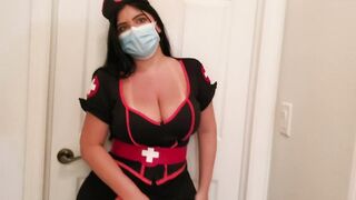 Large Butt Hot Nurse Treats Patient with Corona Virus