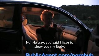 PublicAgent Blond Lesbo Takes Penis for Cash