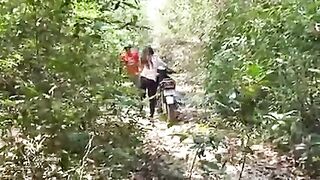 Don't trust a guy to aid a gal, forest sex