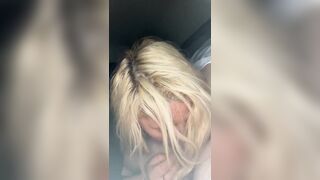 Bulky pawg sucks weenie & licks balls previous to this chab cums in her slut throat