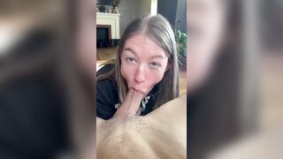 Worried Boyfriend Uses Her Mouth To Relax