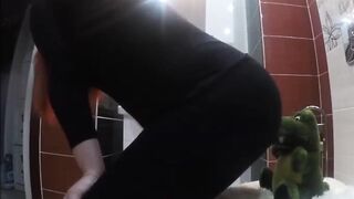 Angel with a large arse farting hard