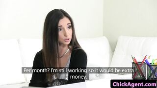 Casted euro lesbo ding-dong banged