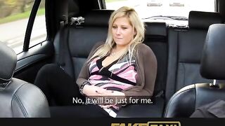 FakeTaxi Vagina trickling over large thick jock