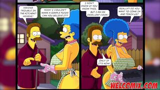 Flandis Banging The Simptoons Women! Pepperoni pizza! The Simptoons