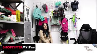 Large Assed Mother I'd Like To Fuck Brianna Bourbon Bows Over And Takes Overweight Shlong In The Backroom - Shoplyfter Mylf