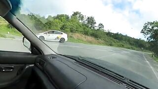 Sexually Excited angel in the car