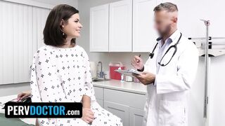 Nasty Teen Dharma Jones Rides The Doctor's Large Obese Penis To Cure Her Back Pain - Perv Doctor