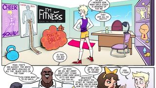 [GAY VS COCK] the trainer train him how to play