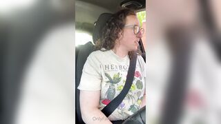 Exhibitionist Mother I'd Like To Fuck at Drive Thru Uses Remote Control Toys and Cums Multiple Times in Public with Lovense Lush