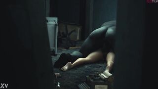 Claire Redfield x Mr X (by Fugtrup)