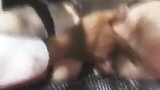 British man Omar screws a mother I'd like to fuck outdoors in a FMM trio