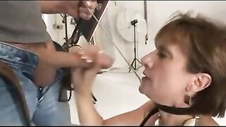 LADY BLACKMAILED INTO POSING