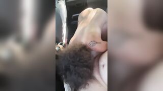 Streetwalker with consummate titties and a large nifty booty sucks schlong & gets drilled in public in advance of unknowingly taking a load of cum in her cunt