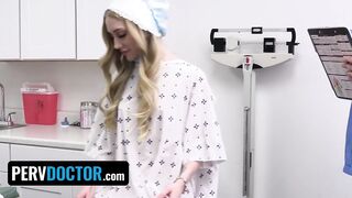 Cute Blond Hotty Emma Starletto Submits Her Taut Cunt To Kinky Doctor During Exam - Perv Doctor