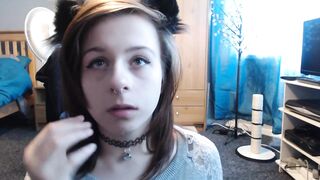 concupiscent kitten sucks feet and sex tool 4 u