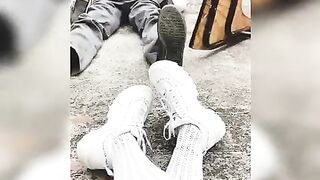 Student Gal Films When Her Ally Sucks Dong to Student Man at College, They Screw likewise! VOL two