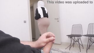 That Babe is SHOCKED !!! Dickflash to a Muslim mother I'd like to fuck in the hospital expecting room.