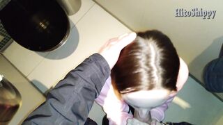 POV. Screwed a Russian floozy in a hotel. Russian amateur porn with messy conversations