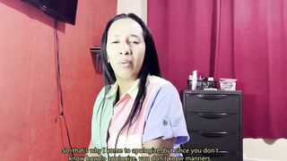 Stepmother says: " My twat is just for your father, don´t touch it!" English subtitles