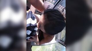 A PRECIOUS RIDE WITH A GORGEOUS COLOMBIAN ON A CABLE CAR