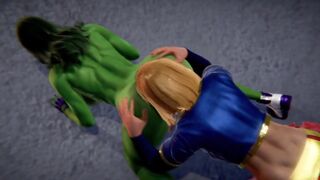 Futanari - Anal - Supergirl x That Babe Hulk