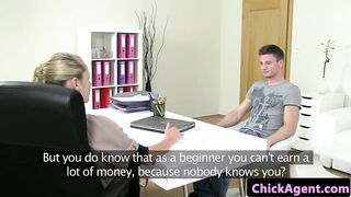 Cocksucking agent copulating with rod