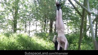 Golden-Haired slaves feed Dom dream of double s&m perversion