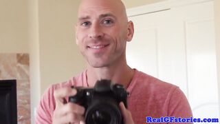 Breathtaking bride facialized by her Photographer