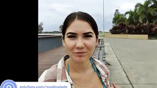 Park Pickup - This Babe Let Me Cum Inside Her Twat - POV Creampie