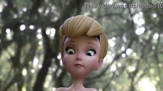 Tinker Bell Enjoys A Giant Wang (CG Animation)