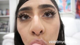 POV SCREWING VIOLET MYERS AS THIS BABE IMPLORES FOR GREATER AMOUNT