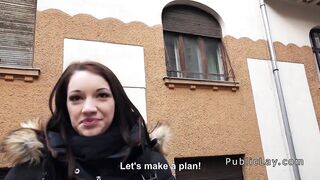 Hungarian cuttie fucking for money