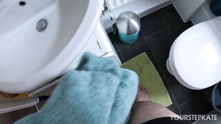 MY SPOUSE STUCK IN TRAFFIC SO I INVITED MY STEPSON TO HAVE A QUICK BANG PREVIOUS TO THIS GUY'S DADDY COMES HOME