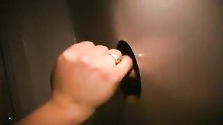 brunette hair mother i'd like to fuck in gloryhole semen addict