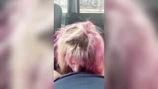 Trailer trash floozy swallows a load of cum after giving him a oral-job and deepthroating a dude's jock