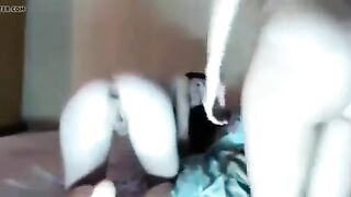 a man bangs 2 beauties in the butt in hawt anal trio