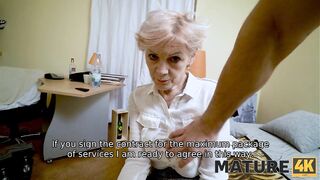 MATURE4K. Unsurpassed older porn actress has cunt scored by the hunk