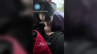 Oral-Job and screwing in a public bus