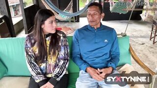 My wife goes on vacation and bangs an old guy in a tent