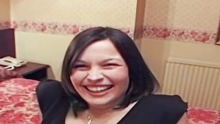 Preggy amateur teen gags whilst swallowing Ben Dovers cum