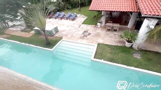 I had sex with a stranger I met on the beach, Safado became my ally and took me to his hotel room, screwed me on all fours and came in my twat, Amador - Drii Cordeiro