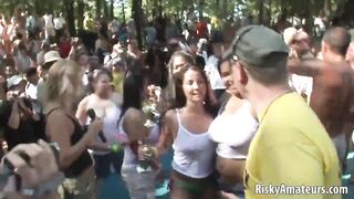 Wild amateur hotties partying like alternative stars