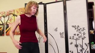 Divorced mother I'd like to fuck humiliating striptease episode