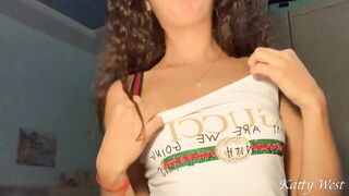 Showing off my unshaved armpits, cunt and booty!