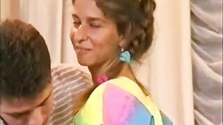 Shy brunette hair debutante in her 1st porn movie.